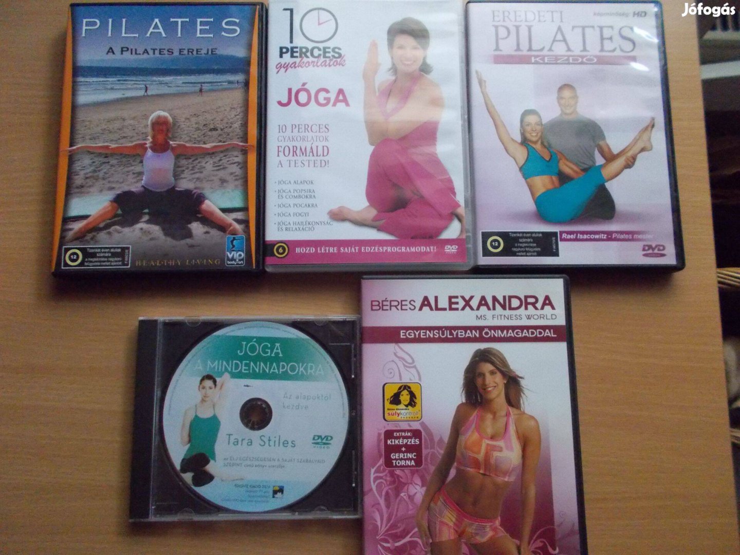 Jóga, Pilates, Gerinctorna DVD egyenként is