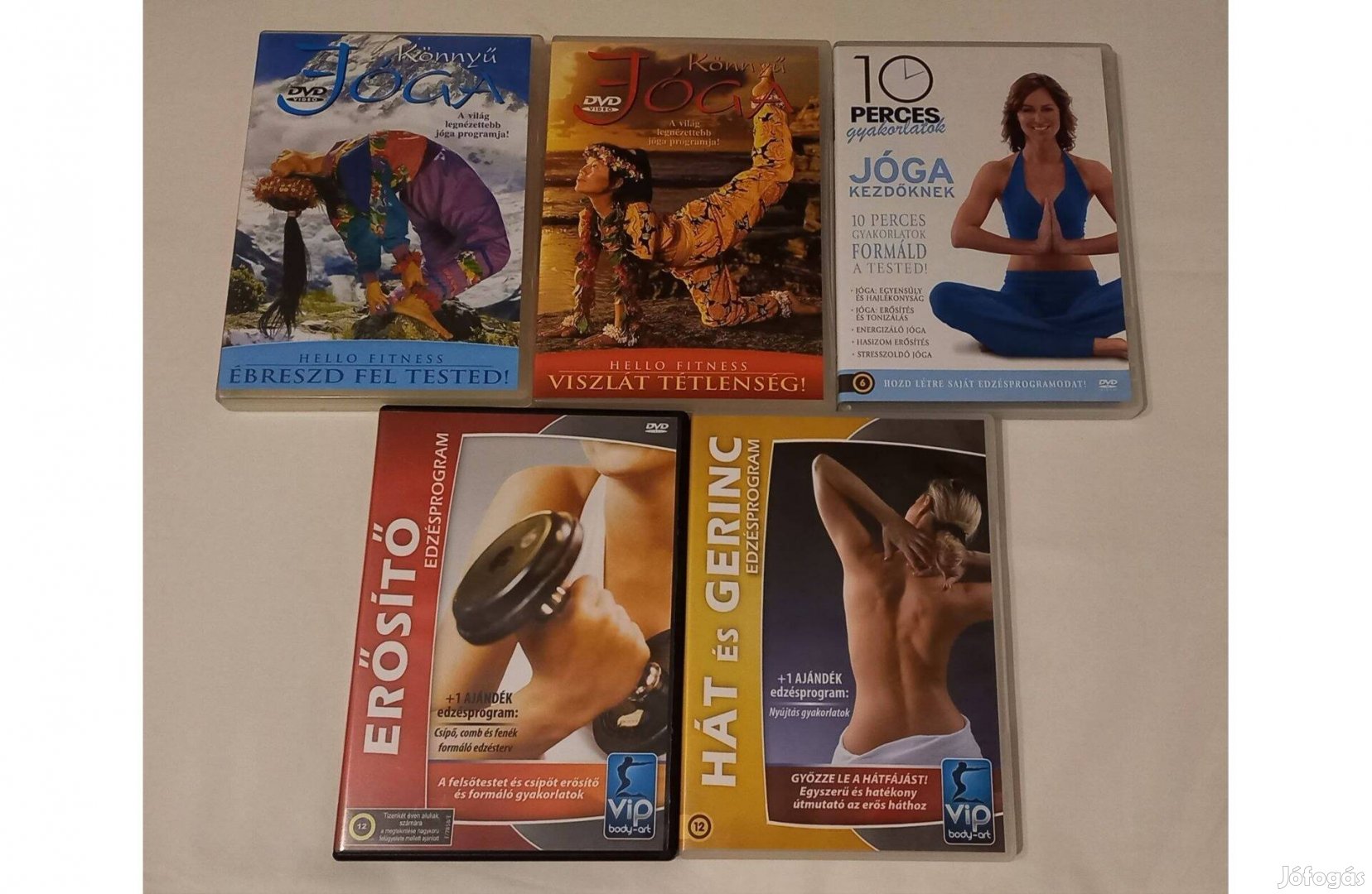 Jóga , Pilates , Erősítő Dvd Filmek