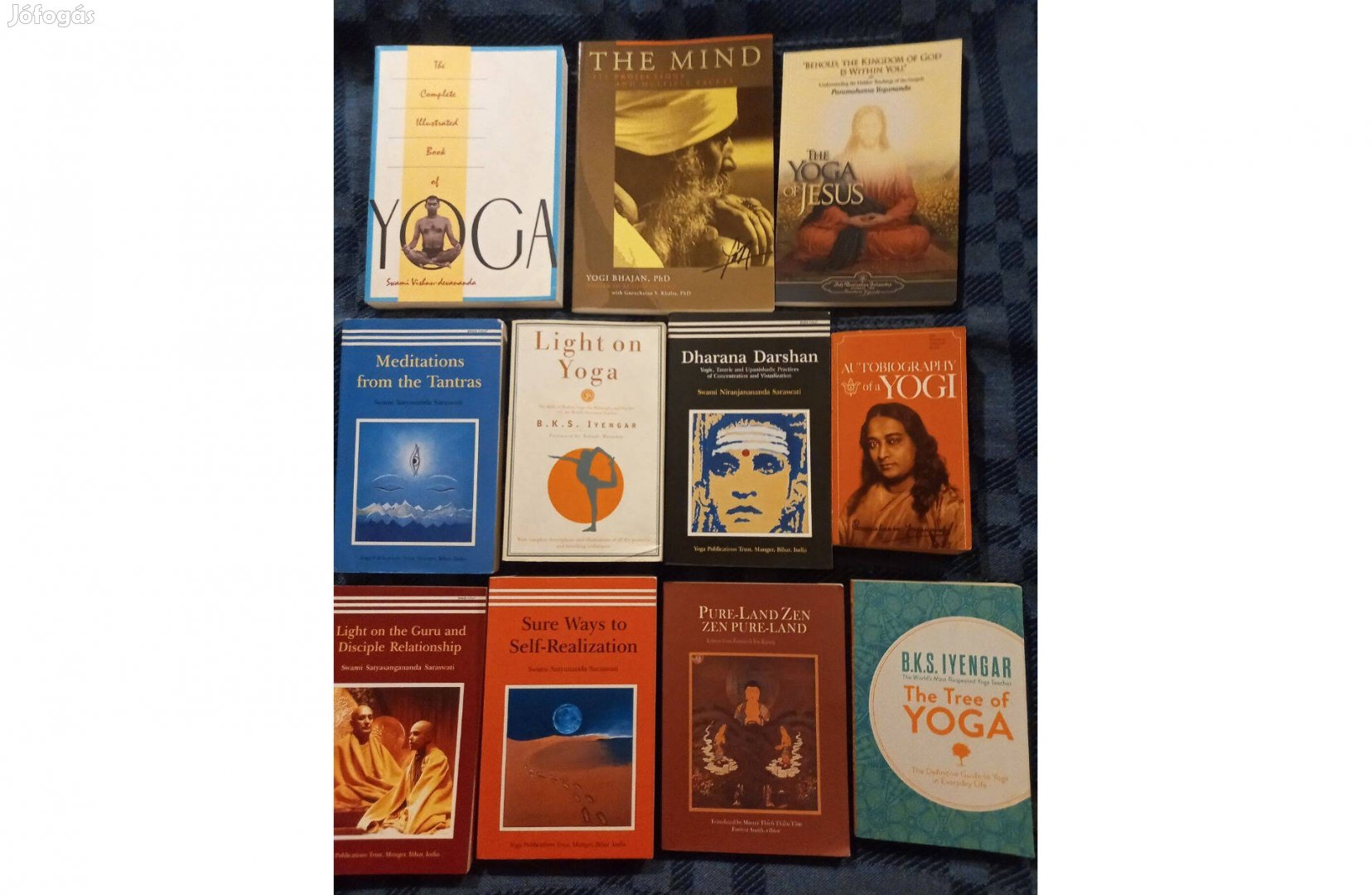 Jóga könyvek angol nyelven 11 db eladók
