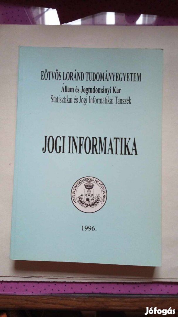 Jogi informatika 1996. 1500 Ft