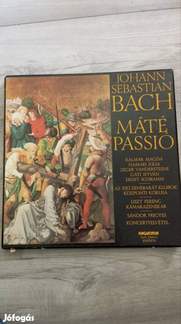 Johann Sebastian Bach Máté Passió Bakelit lemez mi