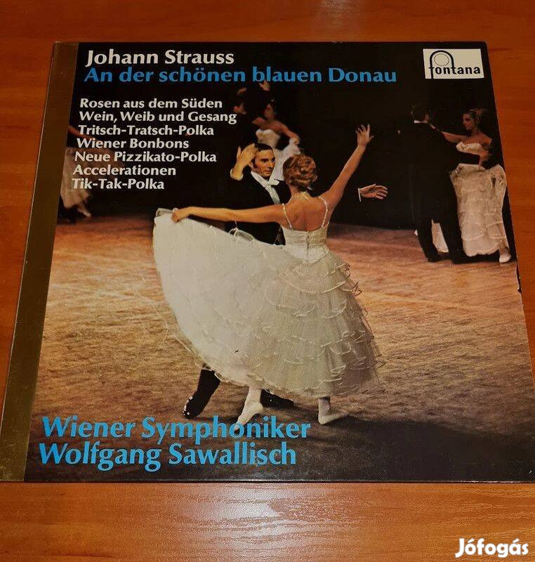 Johann Strauss - An der schönen blauen Donau; LP, Vinyl, bakelit