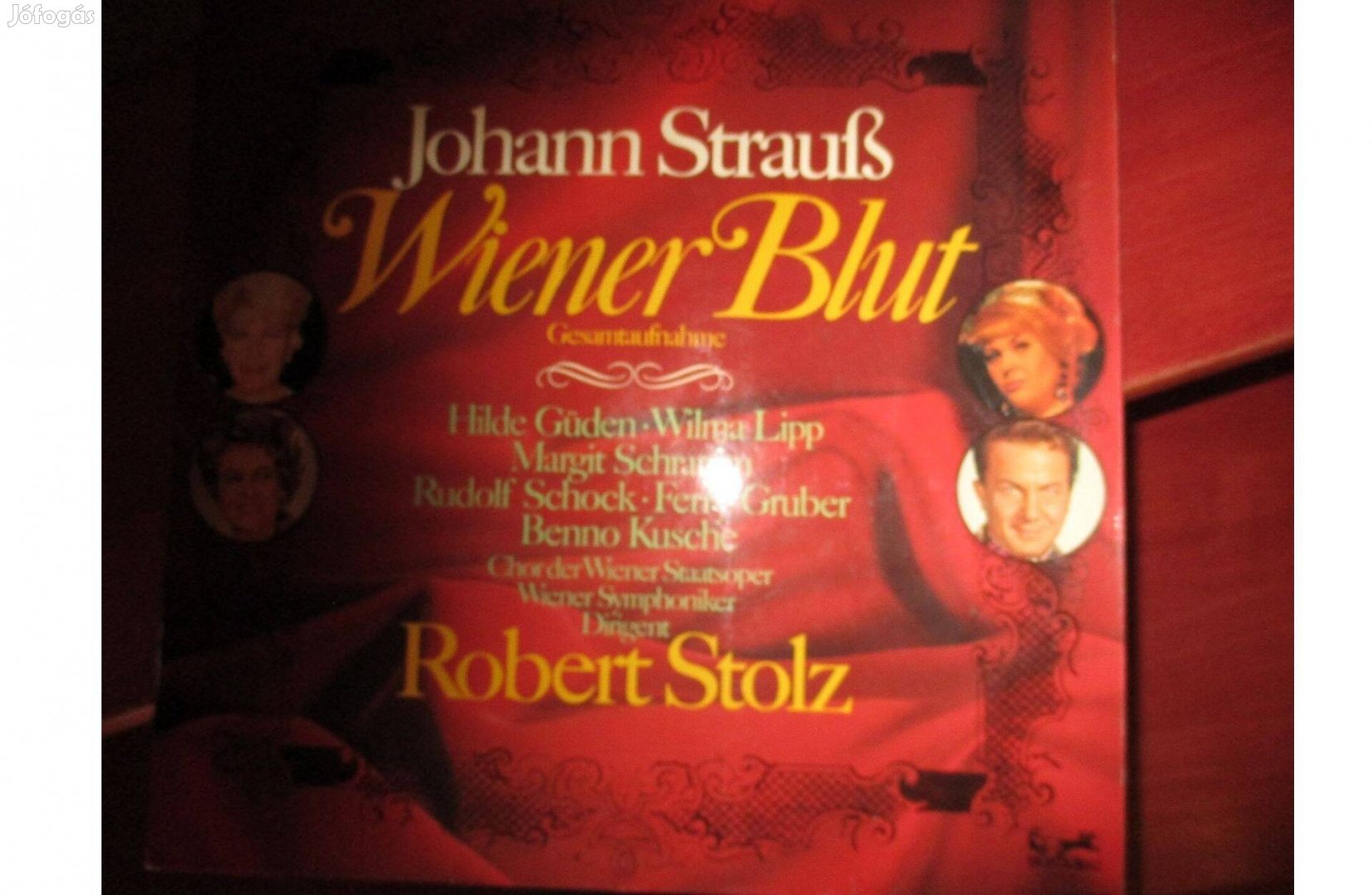 Johann Strauss dupla bakelit hanglemez eladó