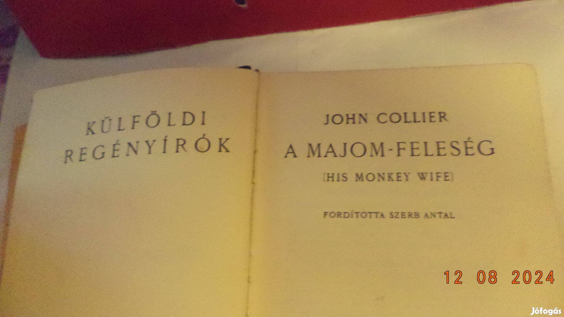 John Collier: A majom - feleség