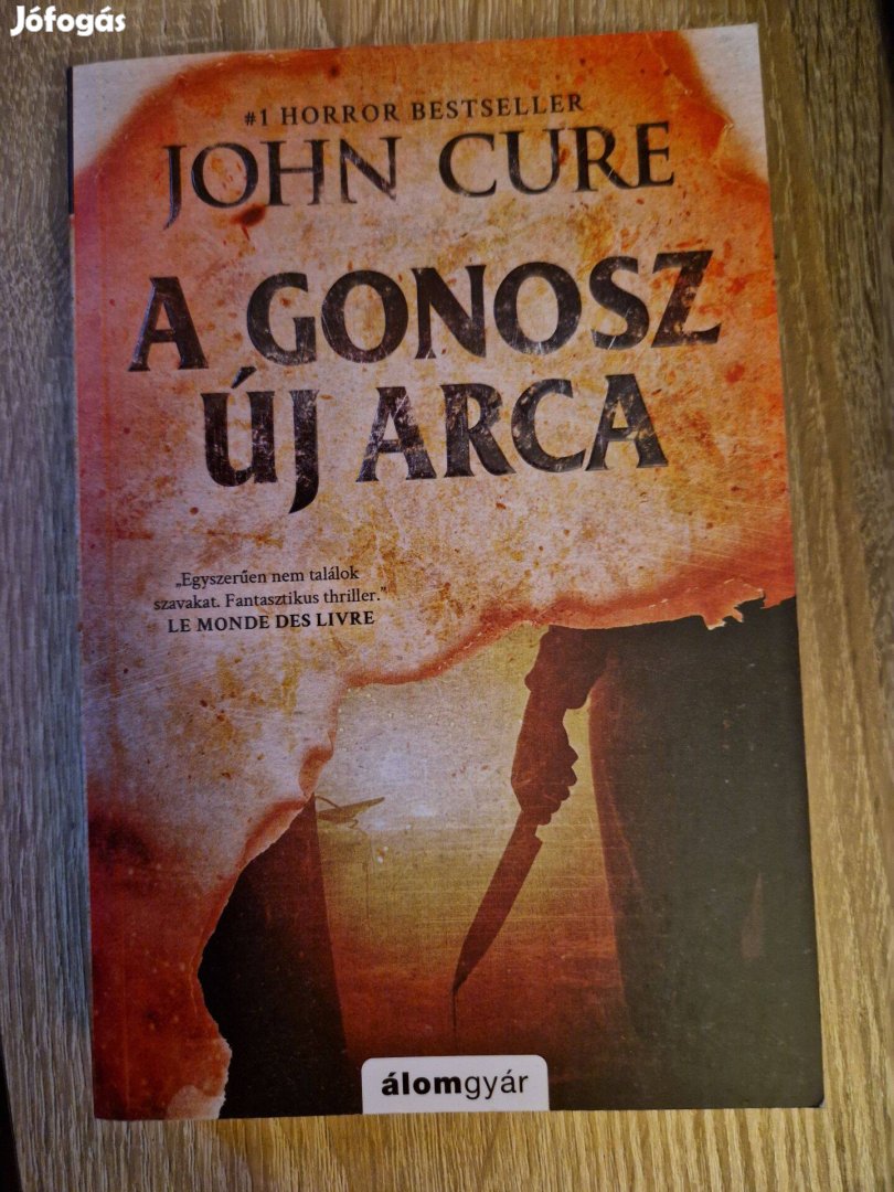 John Cure - A gonosz új arca c. könyve Eladó!