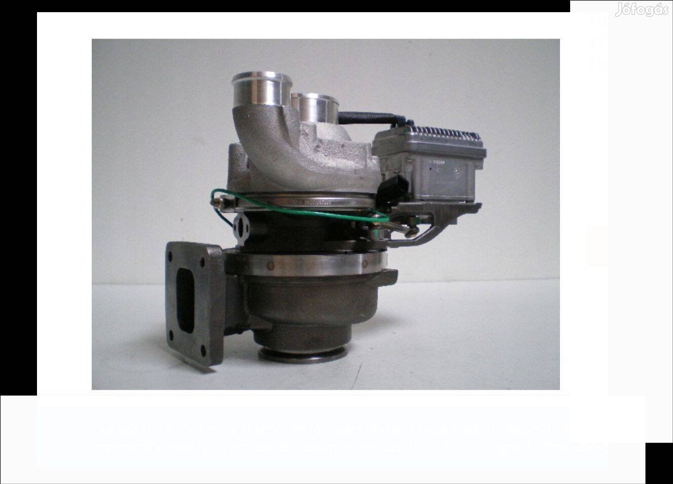 John Deere 12639700143 Borgwarner KKK turbófeltöltő 4045 motorhoz