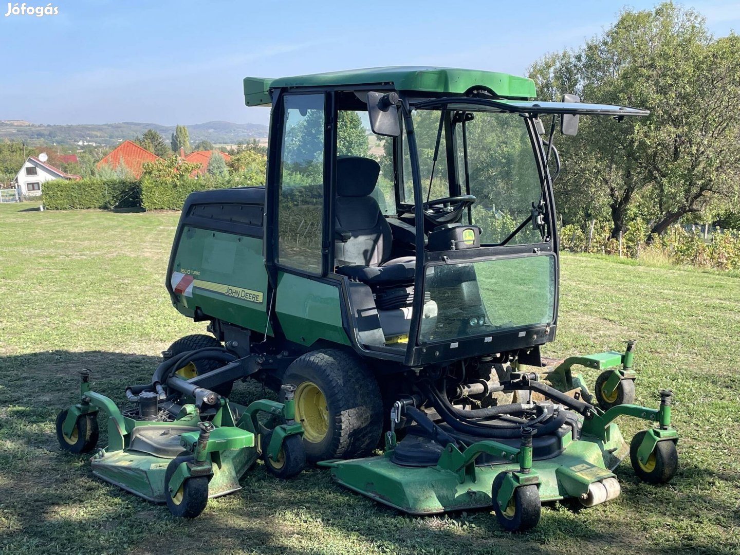 John Deere 1600 Turbó fűnyíró traktor / Kubota Iseki Toro /