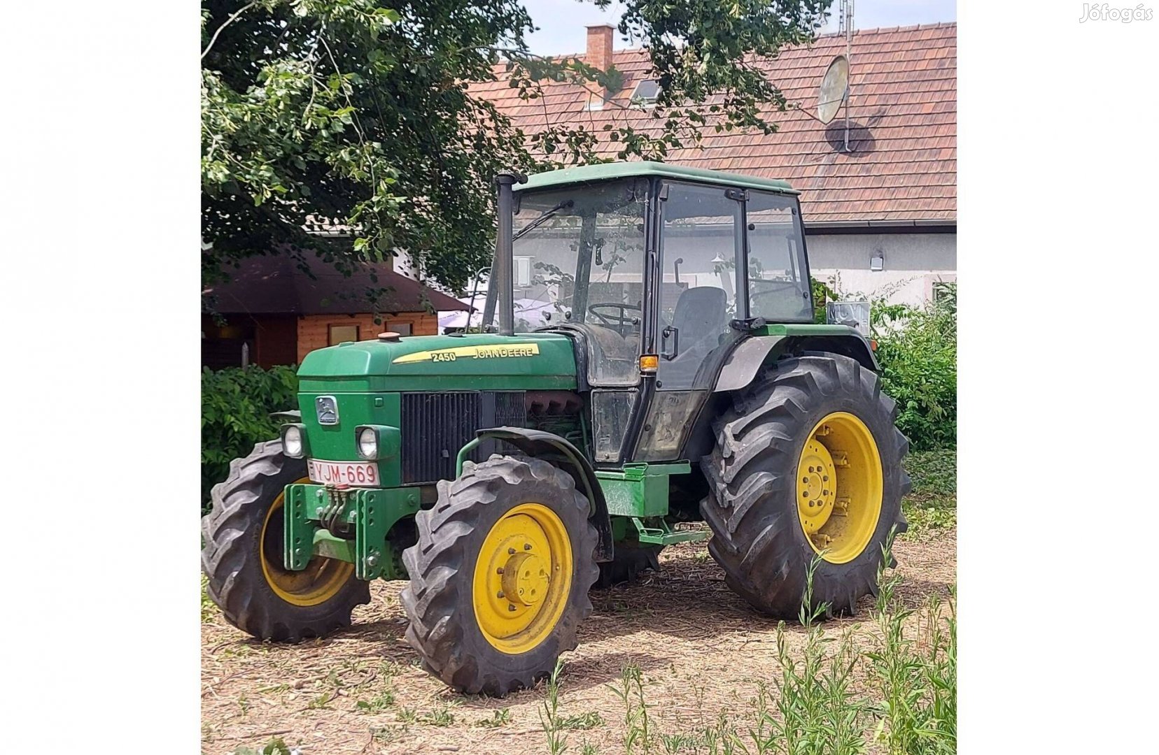 John Deere 2450, 4x4-es, egysoros tárcsával