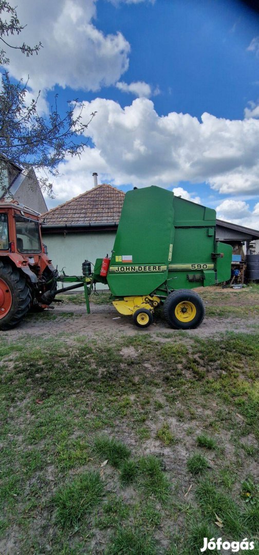 John Deere 590 körbálázó friss felújítással eladó!