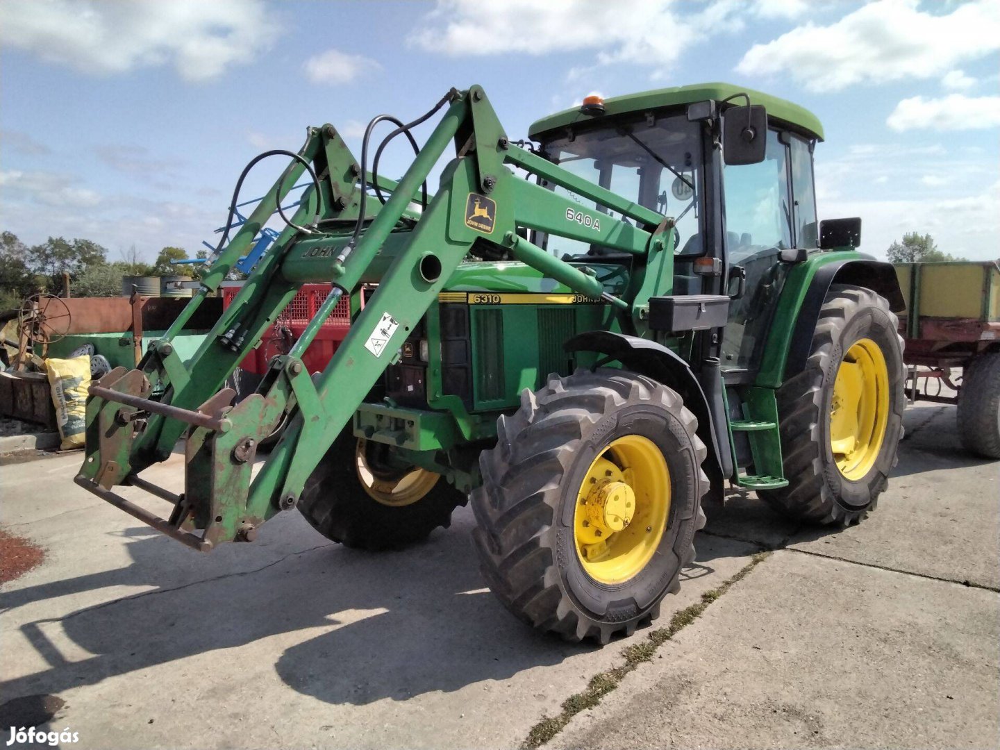 John Deere 6310 rakodós traktor