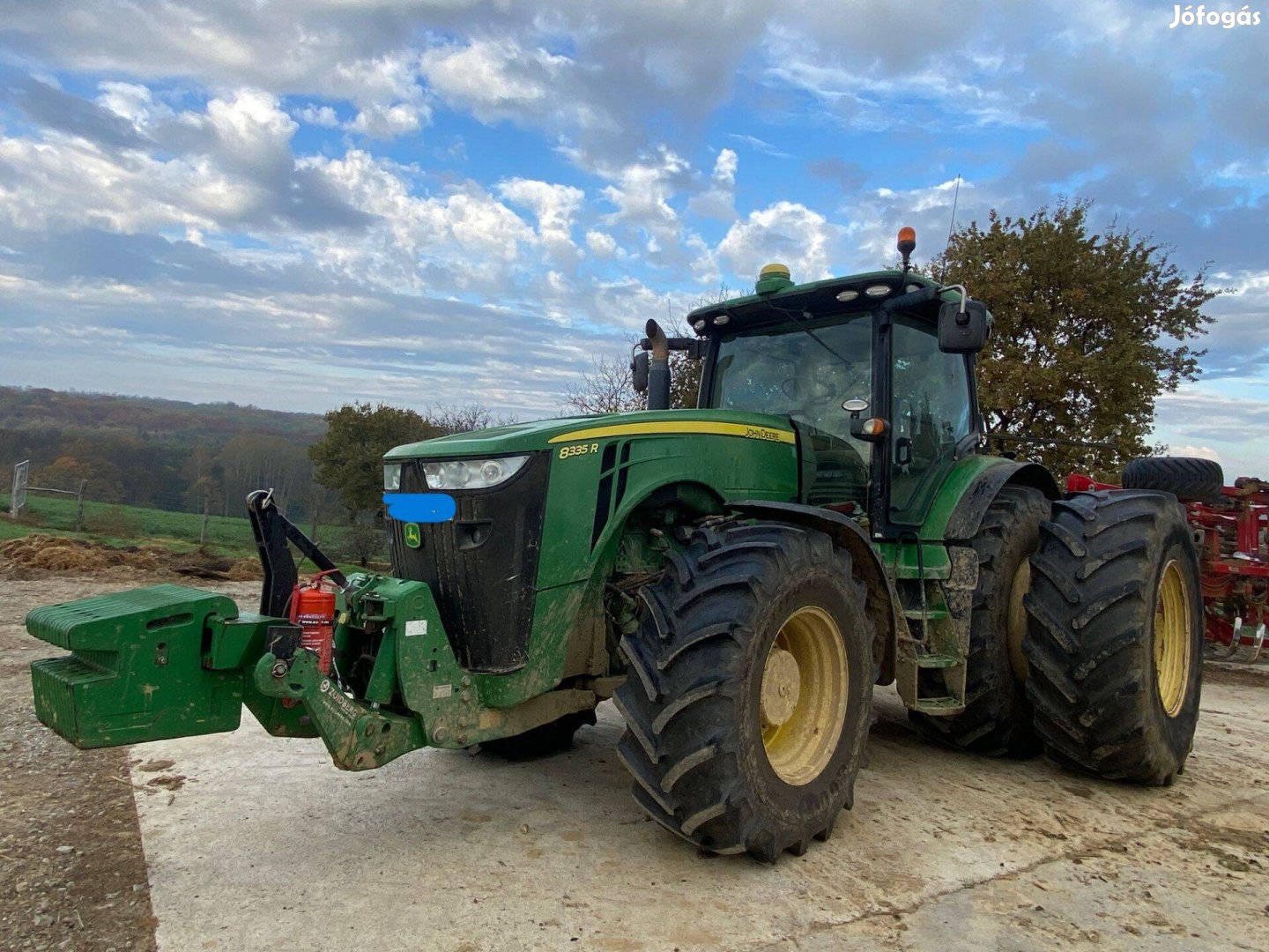 John Deere 8335R traktor ikerkerékkle