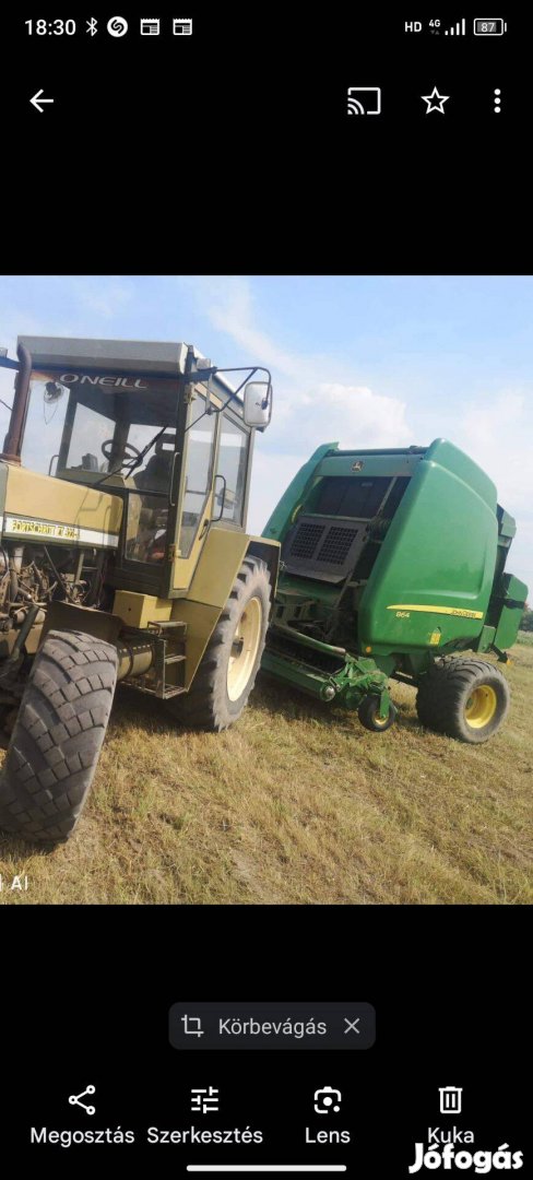 John Deere 864 premium körbálázó