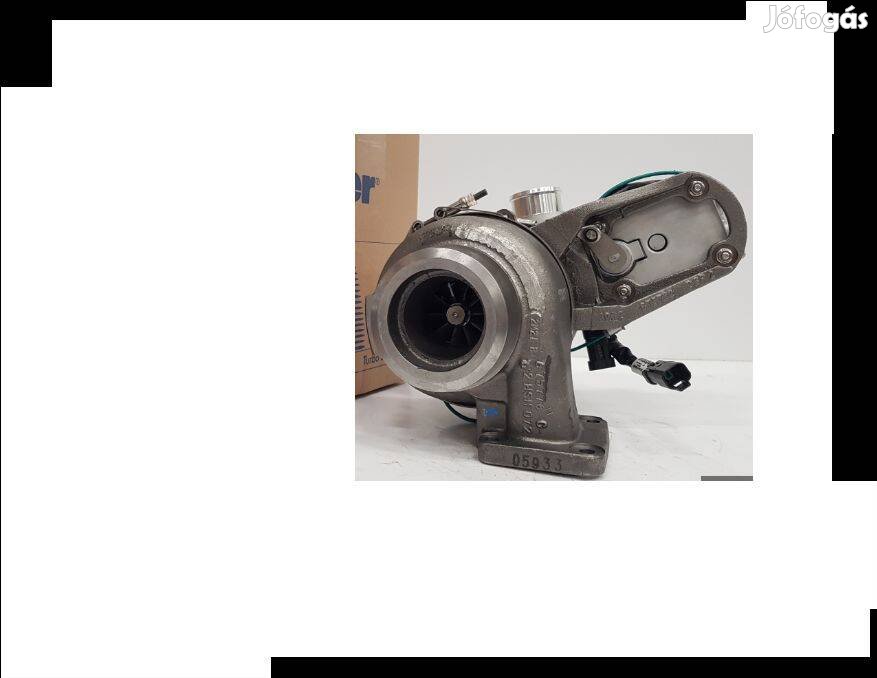 John Deere Borgwarner 12639900155 turbófeltöltő Reman változat