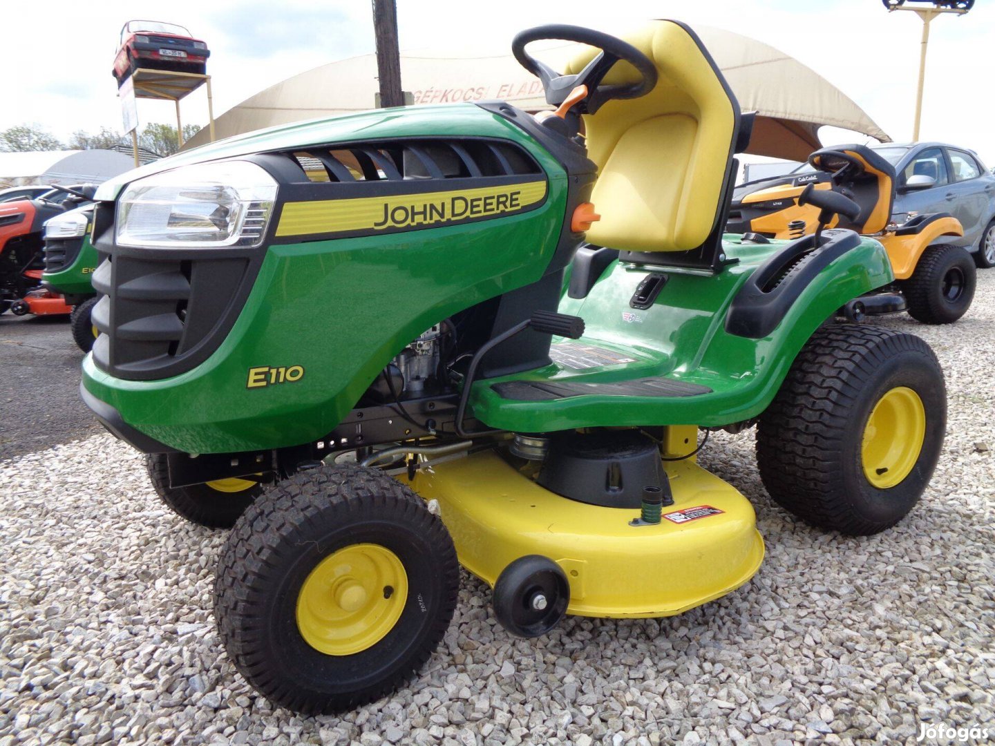 John Deere E110 USA 19 LE fűnyírótraktor fűnyíró traktor