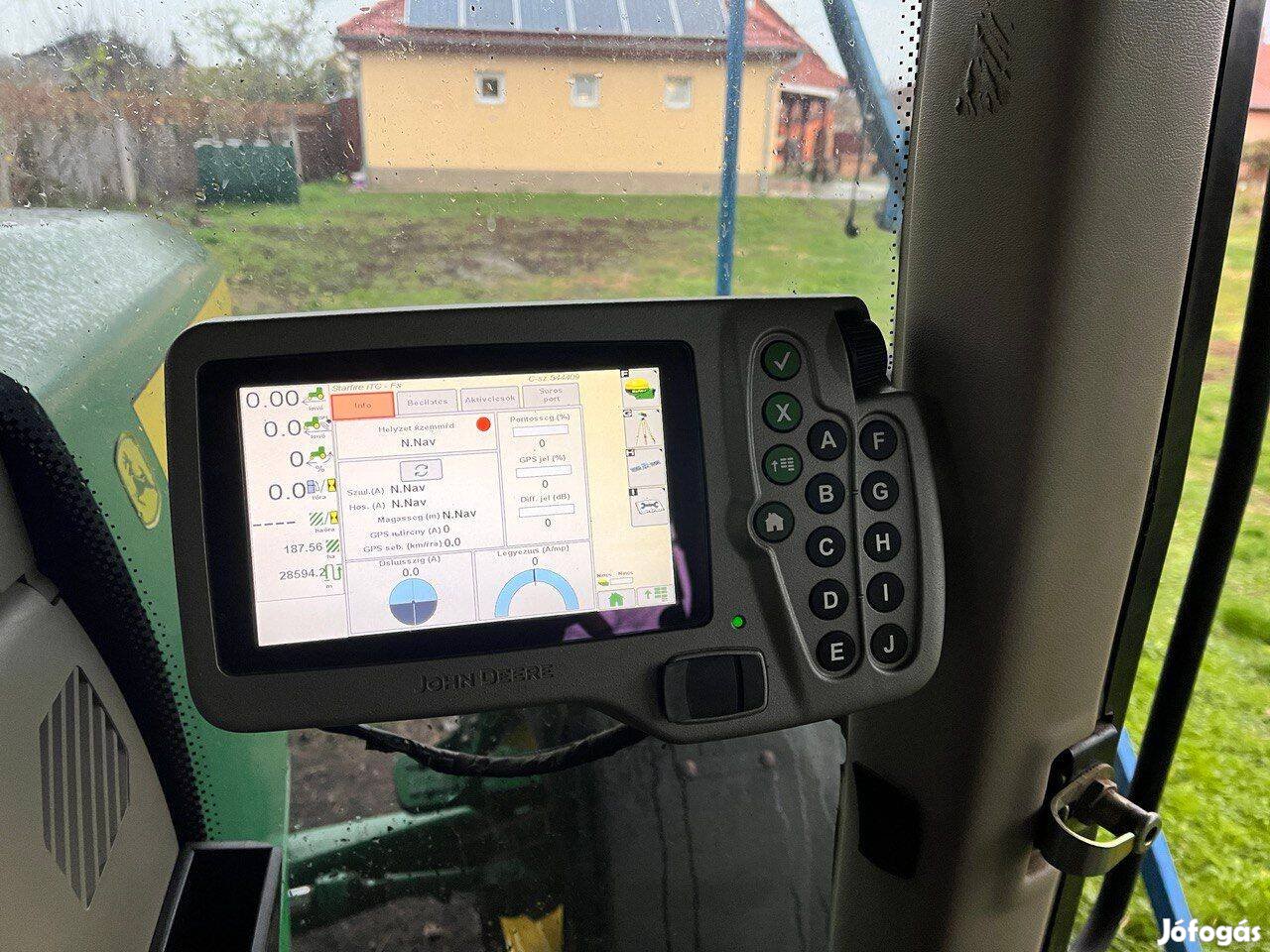 John Deere Greenstar 2 1800 monitor sorvezető