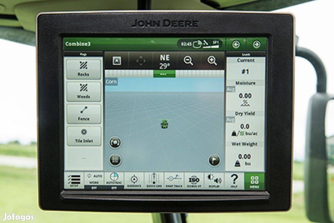 John Deere Greenstar 4640 monitor Premium 3.0 aktivációval (Autotrac,