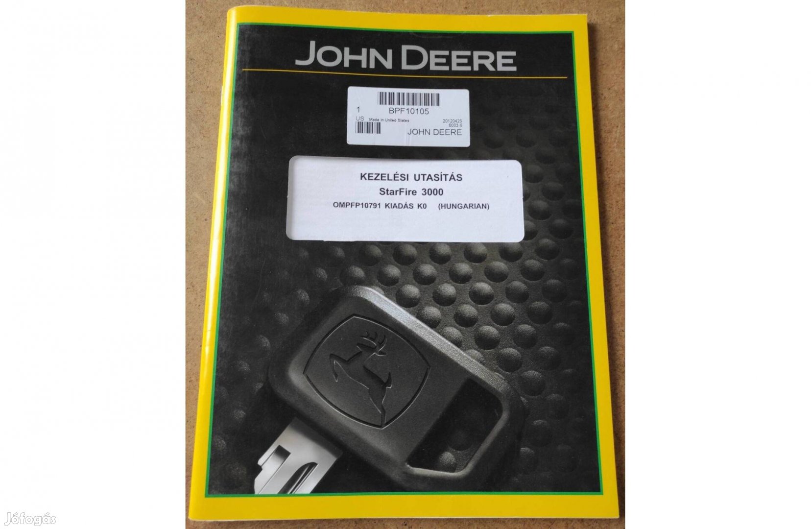 John Deere Starfire 3000 kezelési utasítás