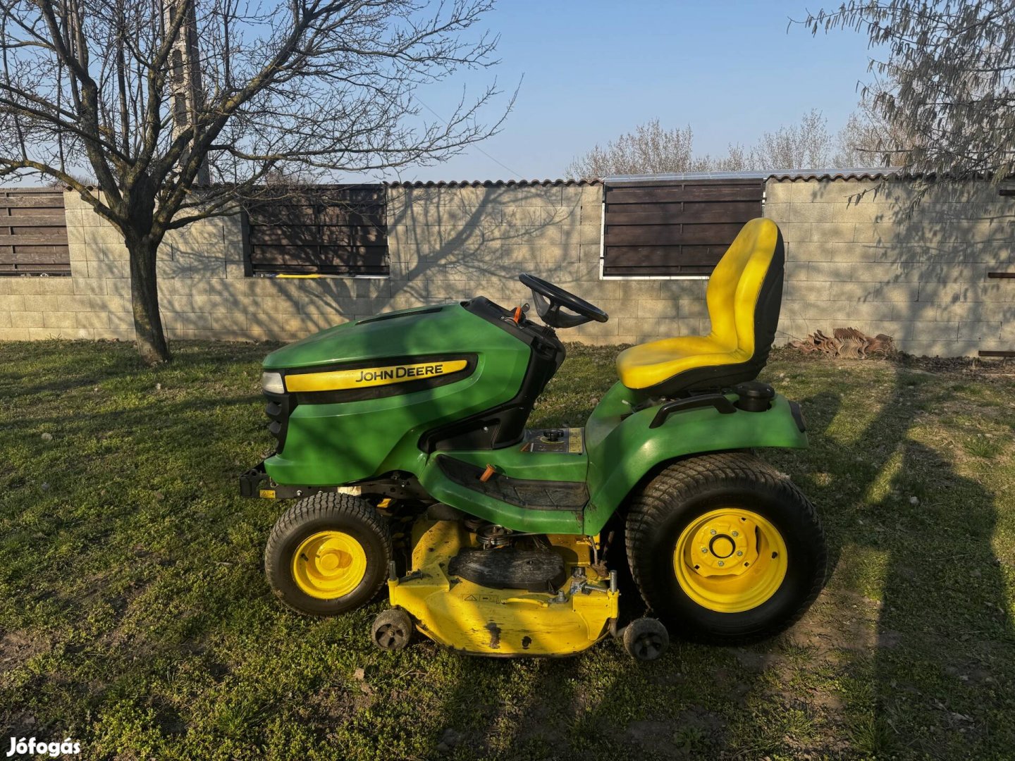 John Deere X540 fűnyírótraktok, fűnyíró traktor