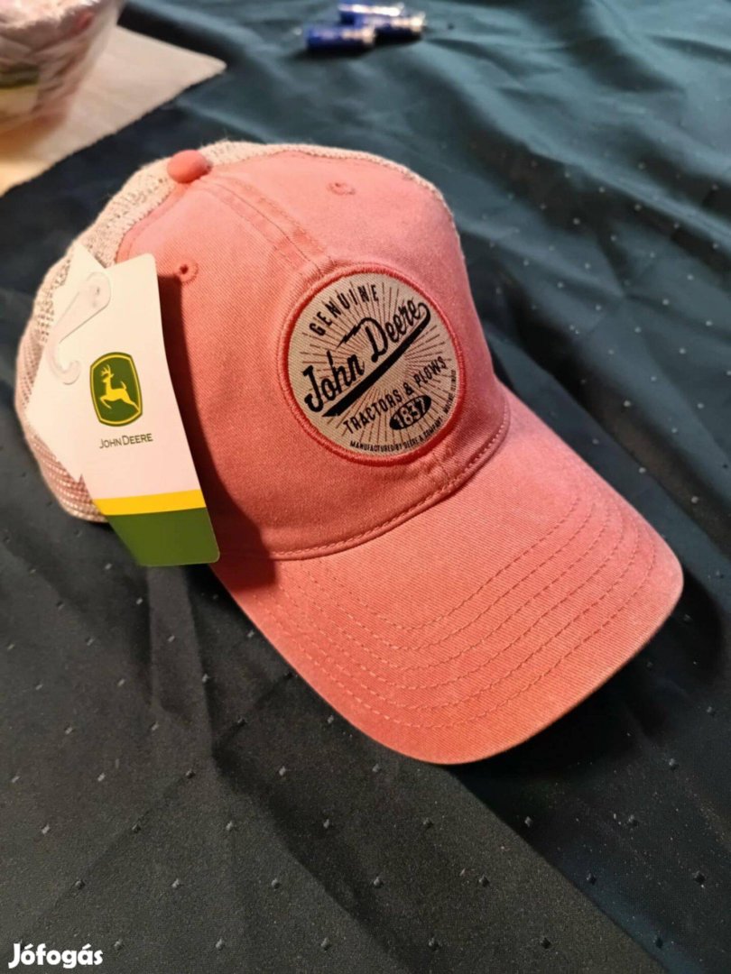 John Deere baseball twill hálós sapka új, címkével