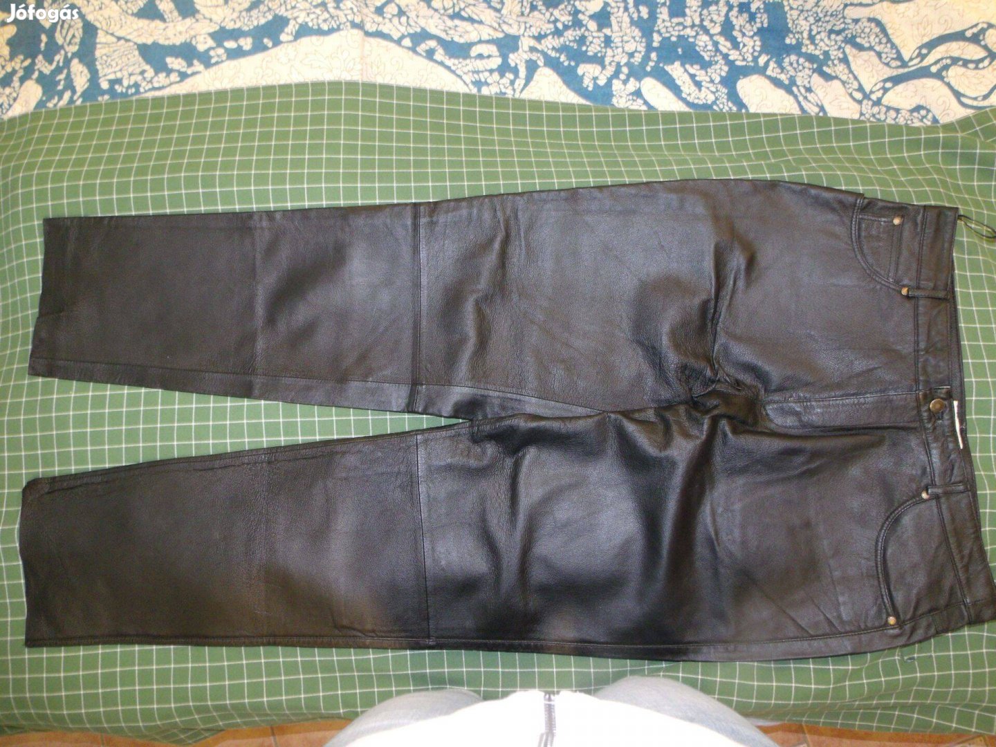 John F. Gee bőrnadrág motorosoknak 58-as méret, derék 102cm