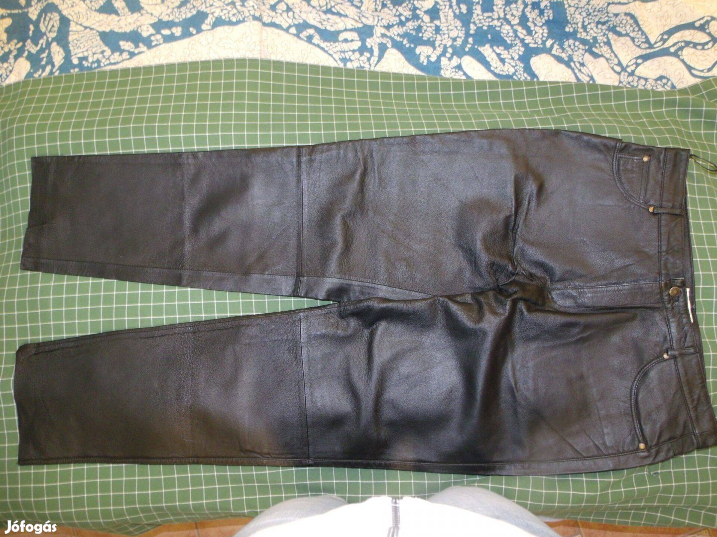 John F. Gee bőrnadrág motorosoknak 58-as méret, derék 102cm