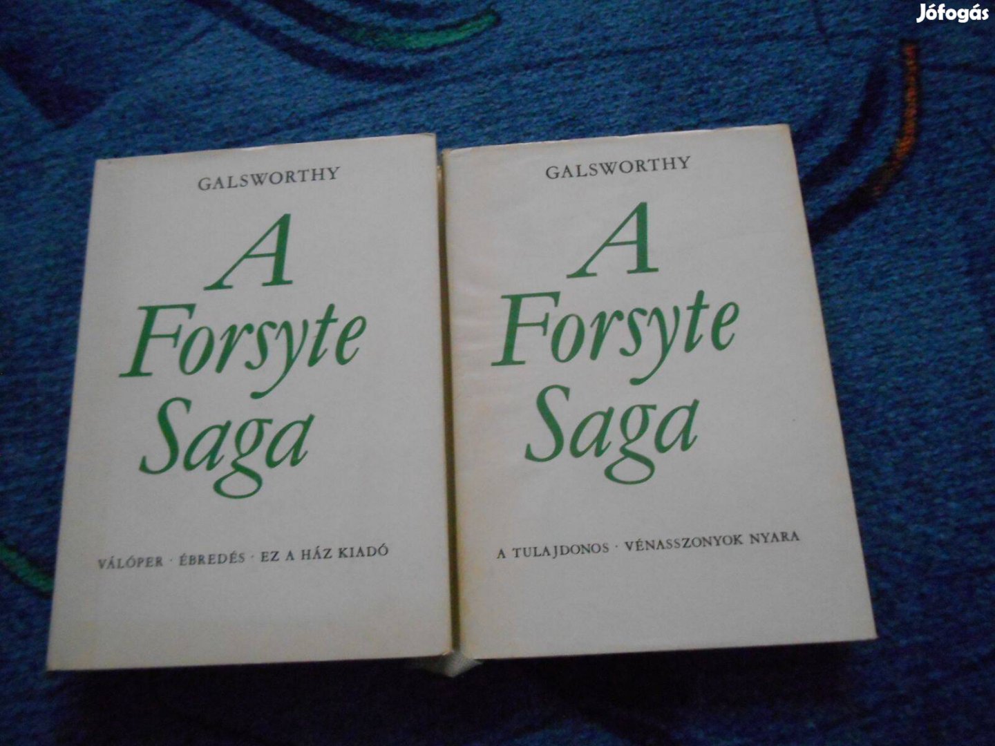 John Galsworthy: A Forsyte Saga 1-2 ;Modern komédia 1-2