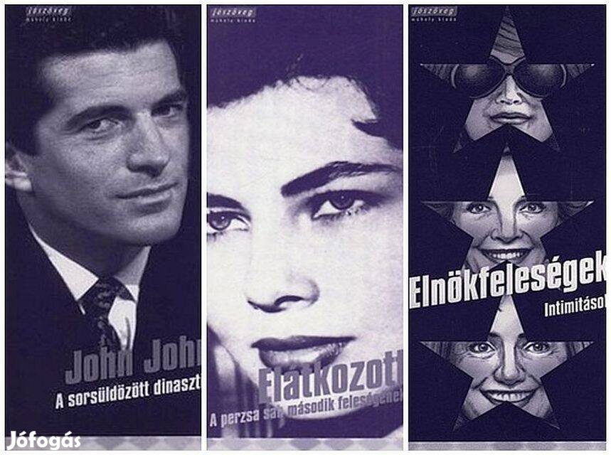 John John Kennedy sorozat (3 kötet) - Új, bontatlan fóliában