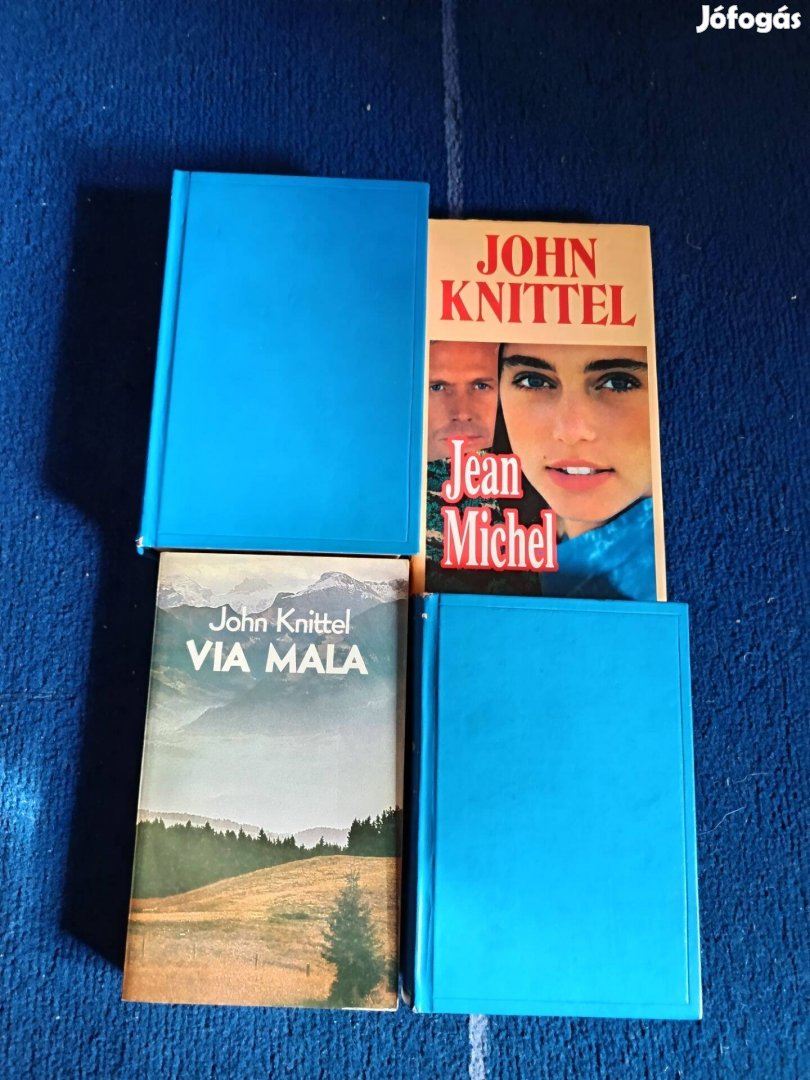John Knittel könyvcsomag 4 db könyv