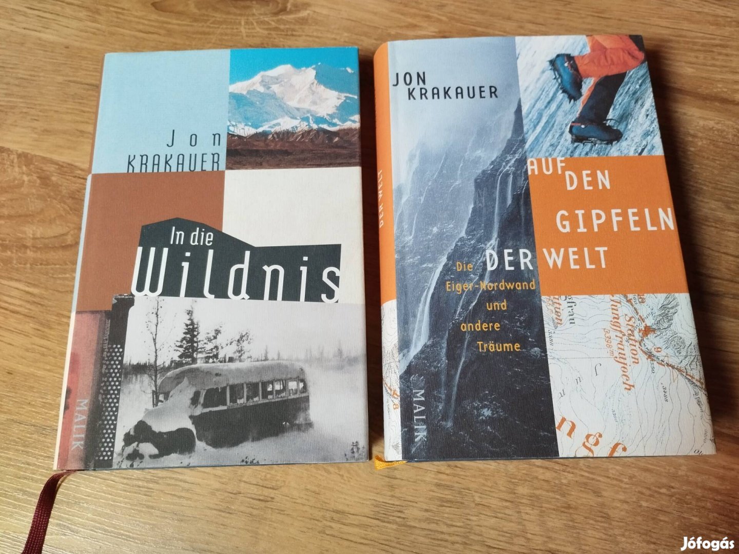 John Krakauer könyvek ( újak,német nyelvű)