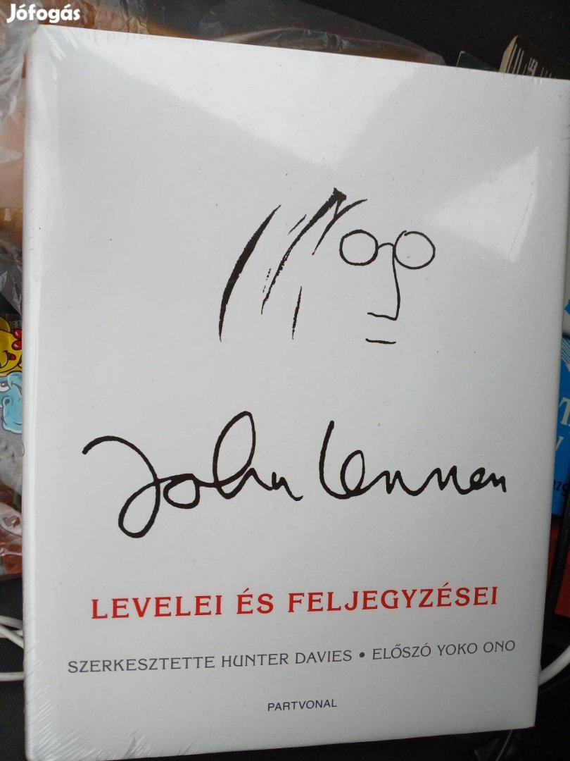 John Lennon könyv új fóliás