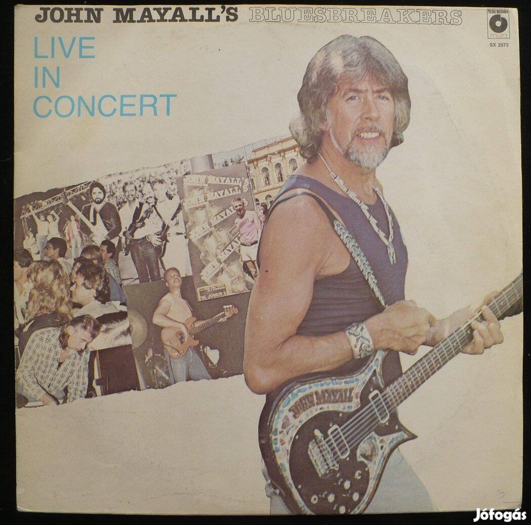 John Mayall's Blues Breakers: Live in concert (Szeged, újszerű LP)