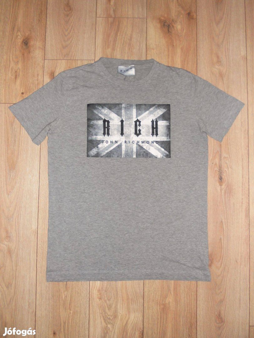 John Richmond szürke rövid ujjú póló S-es