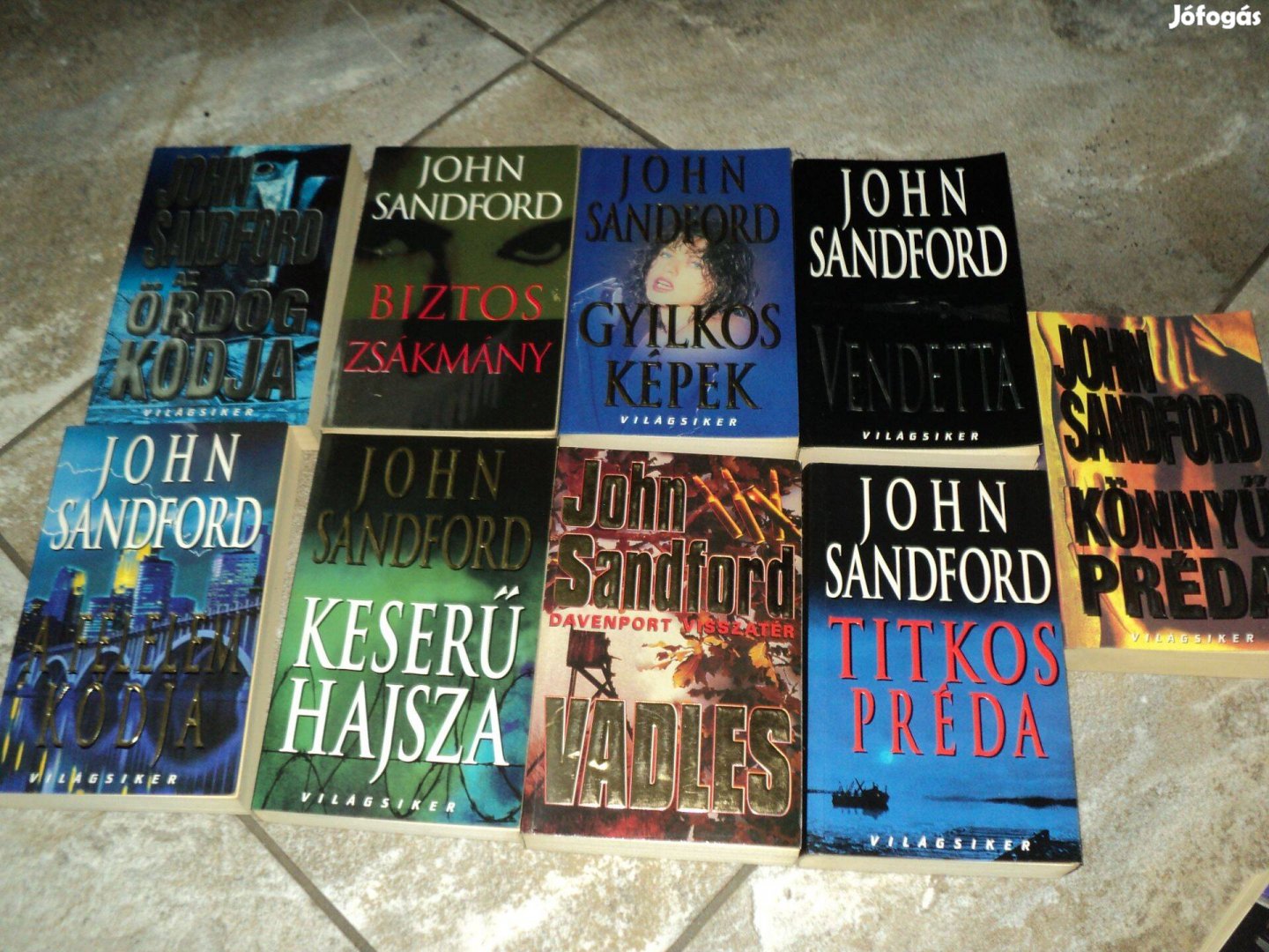 John Sandford könyvek