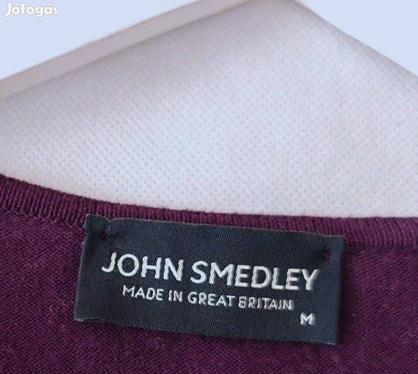 John Smedeley luxus extra finom anyagu női rövidujjú M
