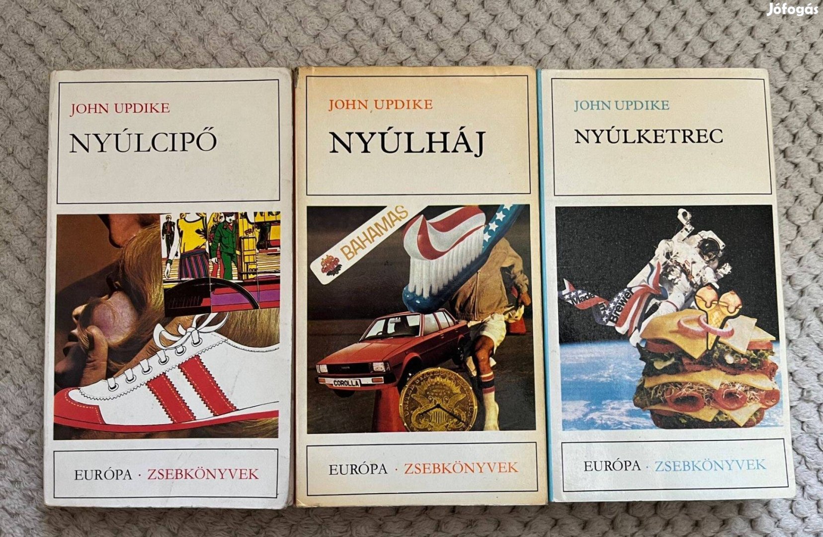 John Updike könyvcsomag (Nyúlcipő, Nyúlháj, Nyúlketrec)