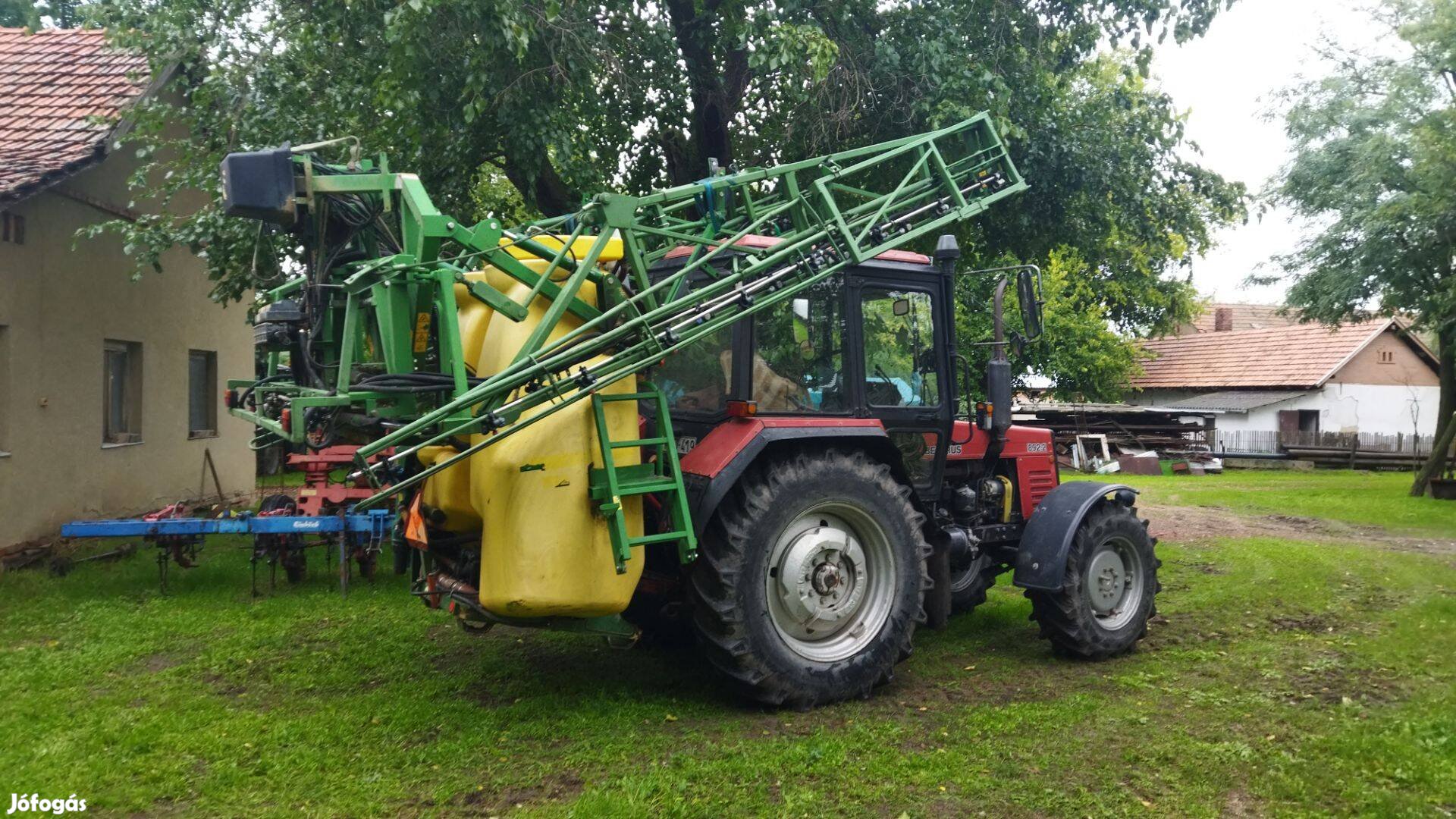 John deere 1200liter/18m függesztett szántóföldi permetező sebességará