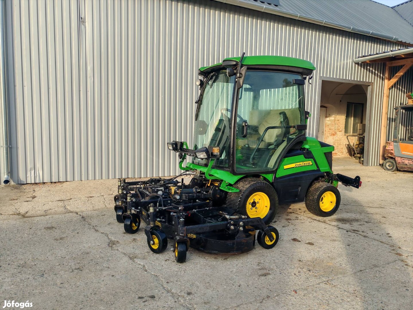 John deere 1585 fűnyíró klíma yanmar motor 