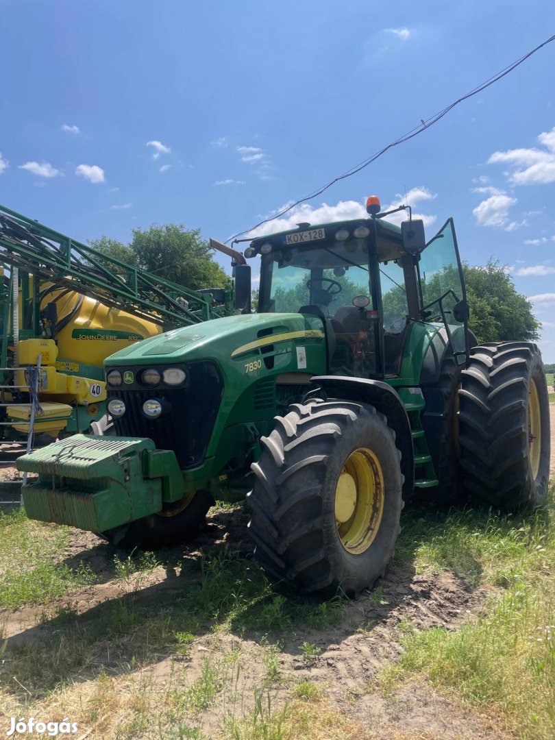 John deere 7830 traktor eladó