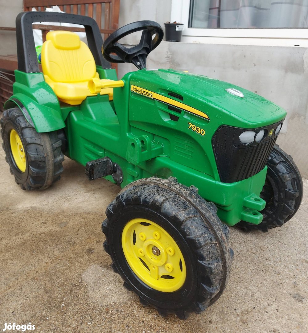John deere 7930 pedálos maxi traktor - rolly toys
