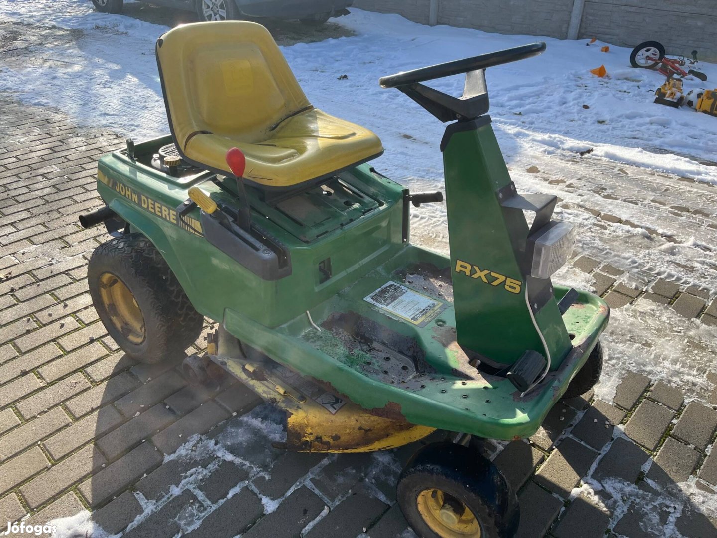 John deere RX 75 fűnyíró traktor