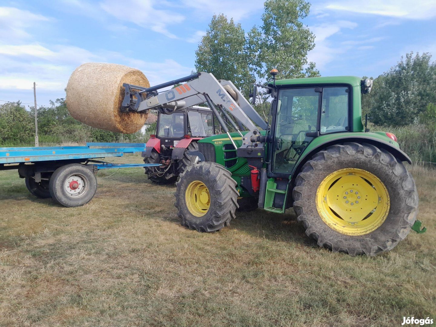 John deere, homlokrakodó, mtz