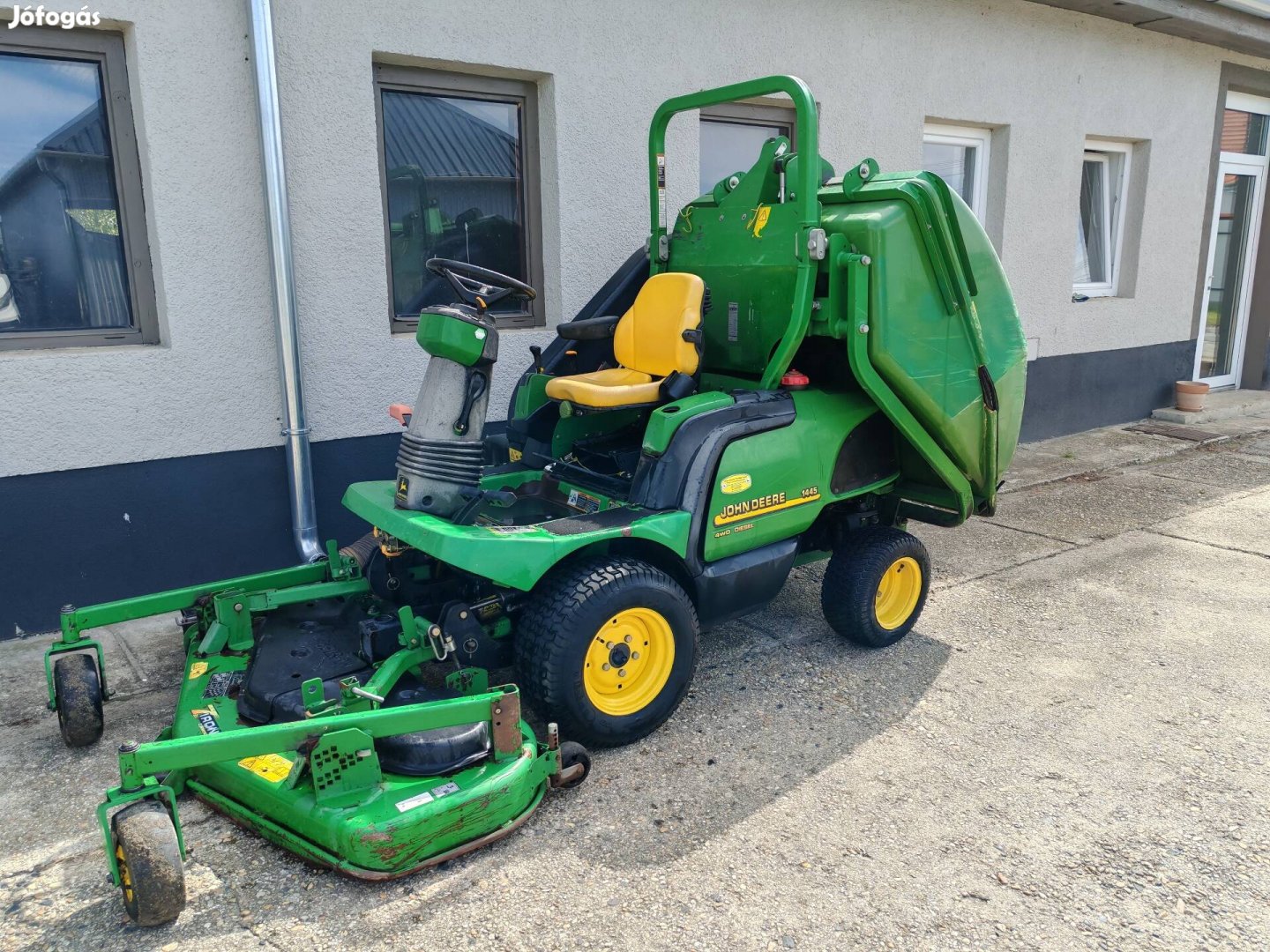 John deere fűnyíró fűgyűjtő lombszivó diesel yanmar kubota 