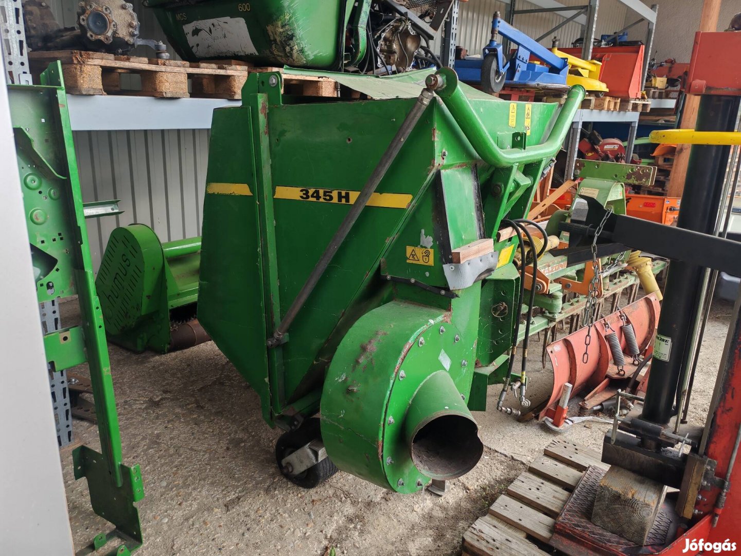 John deere magasürítésű fűgyűjtő lombszivó 