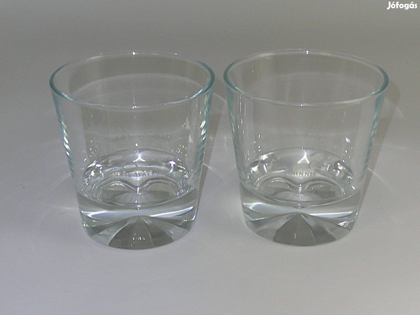 Johnnie Walker üveg pohár 2 db.