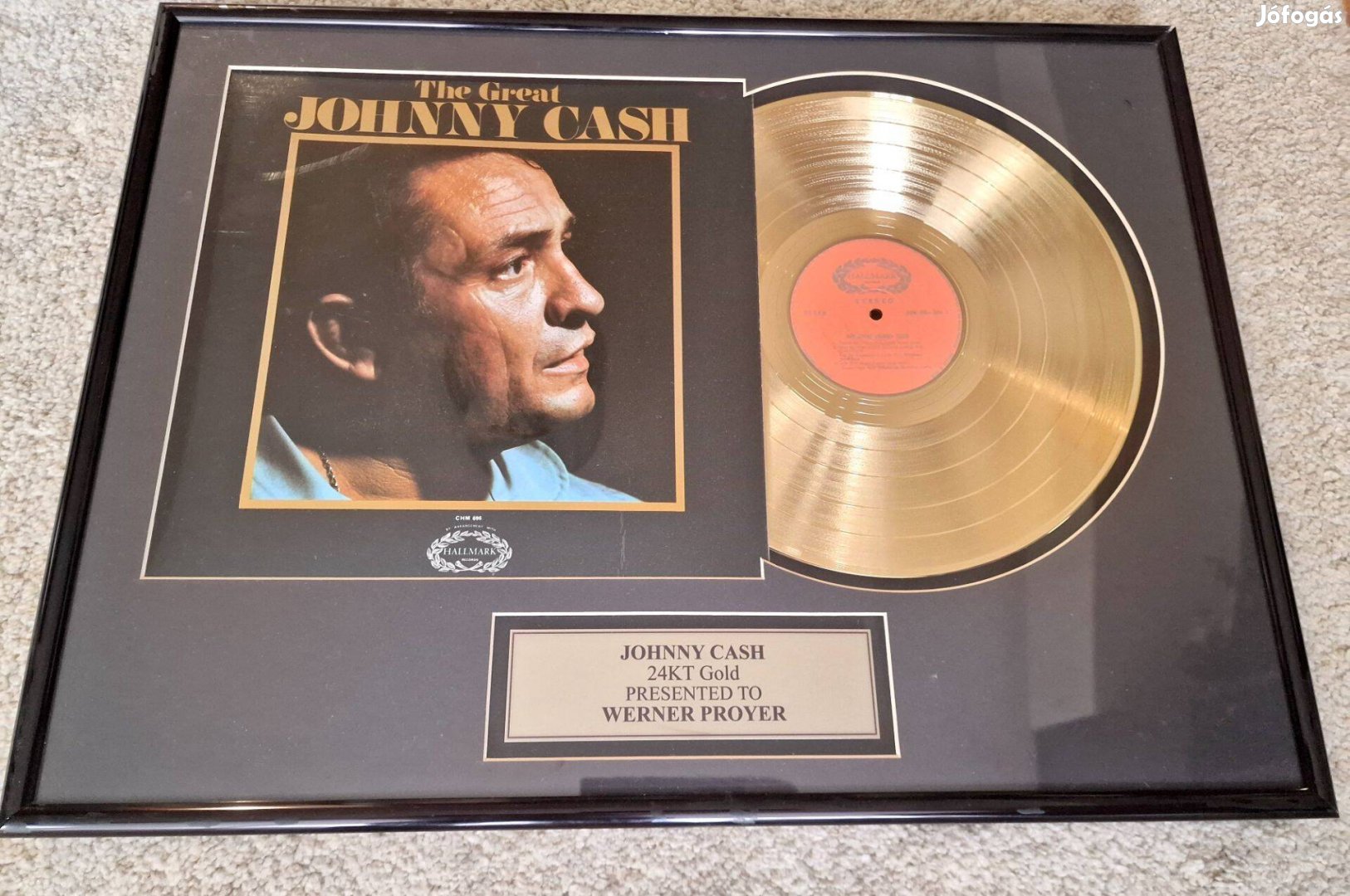 Johnny Cash The Great aranylemez eladó