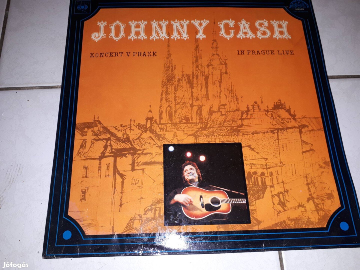 Johnny Cash - Live Prága 1983 bakelit lemez, LP