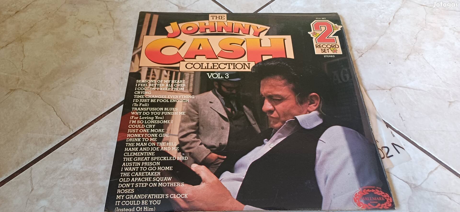 Johnny Cash dupla bakelit hanglemez