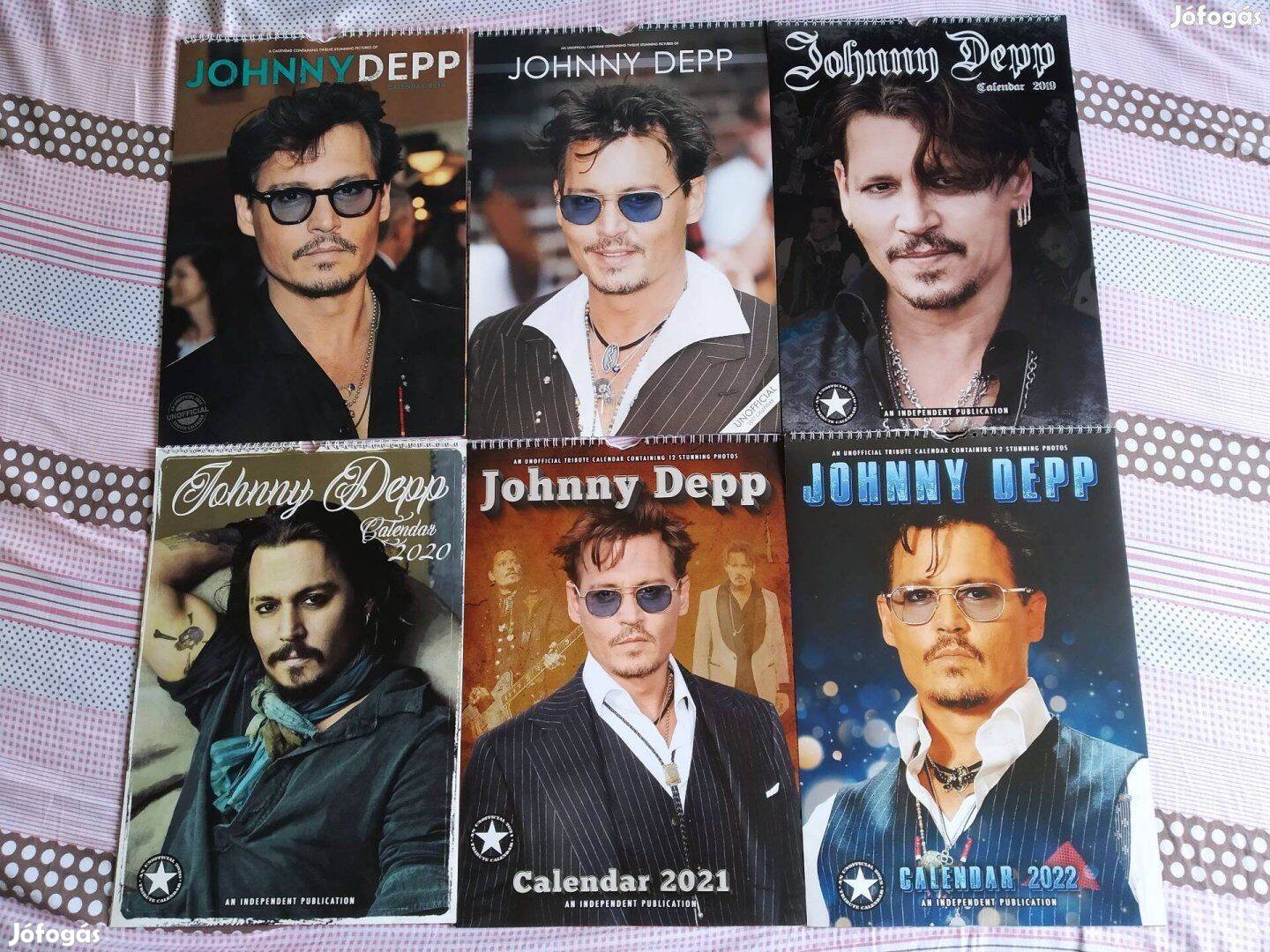 Johnny Depp naptárak eladóak