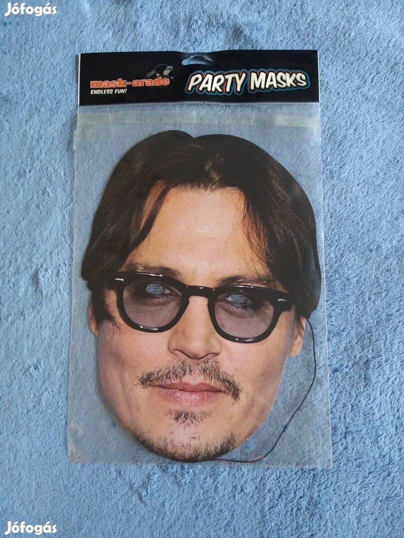 Johnny Depp papír álarc, maszk
