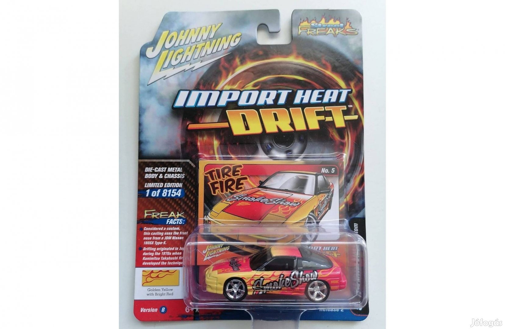 Johnny Lightning 1990 Nissan 240SX (Import Heat/Drift)